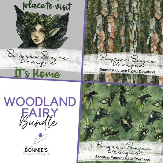 Woodland Fairy Watercolor Bundle Purchase