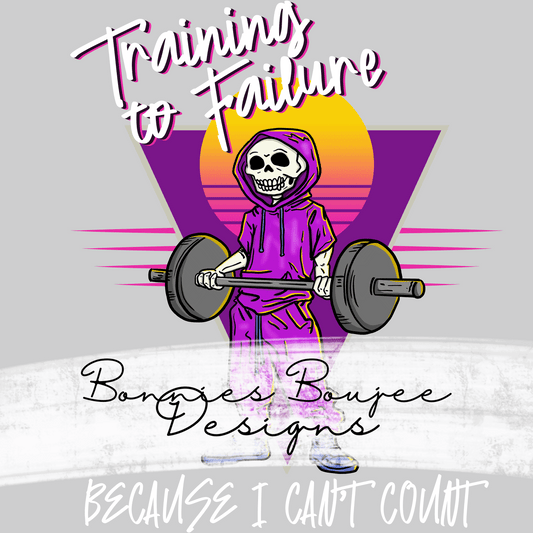 Skelly Workout Weight Lifting Hand Drawn Sublimination PNG Coordinating