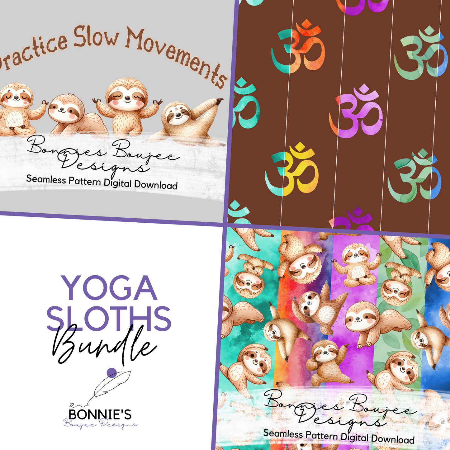 Yoga Sloth Bundle Purchase